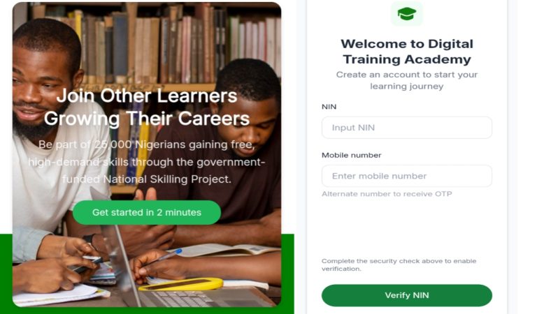 FG Digital Training Academy 2026 - Nigerian Education